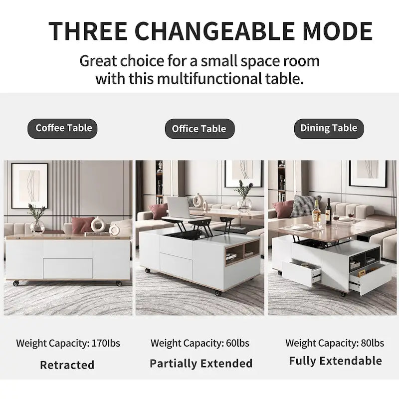 Modern Lift Top Coffee Table
