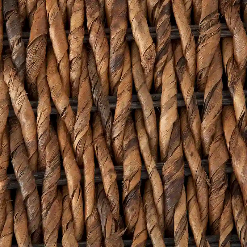 Natural Woven Abaca Storage Table