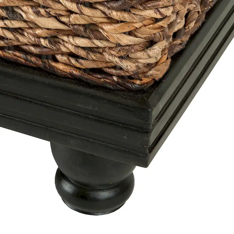 Natural Woven Abaca Storage Table