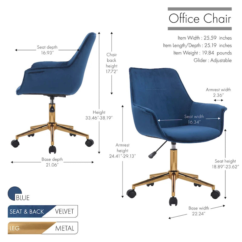 Hochwertiger Designer-Bürostuhl für zu Hause