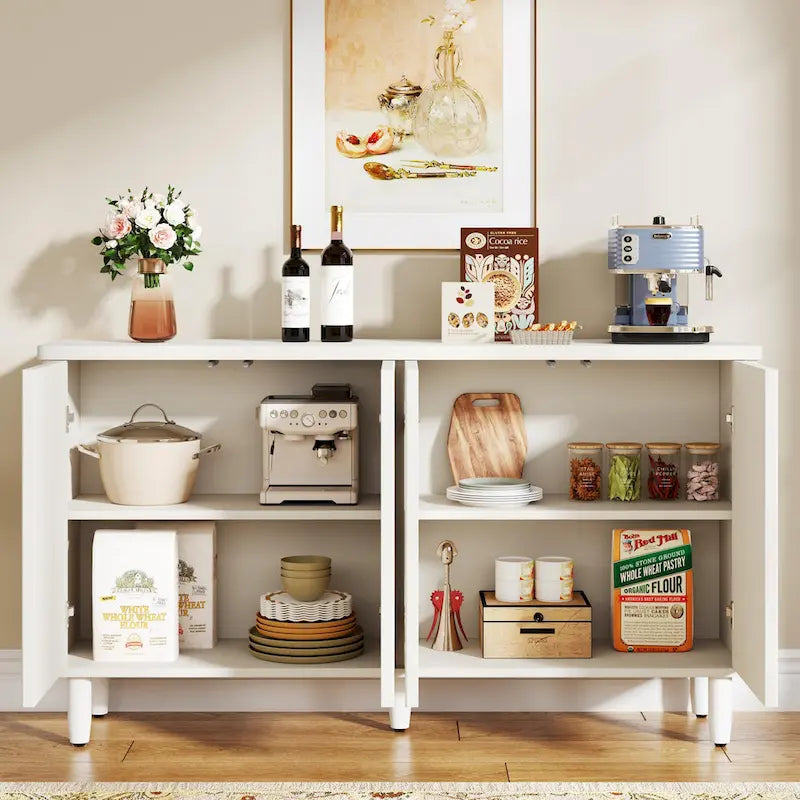 59.4 Zoll modernes Buffet-Sideboard mit Türen