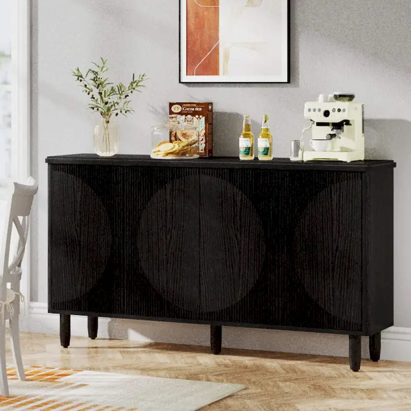 59.4 Zoll modernes Buffet-Sideboard mit Türen