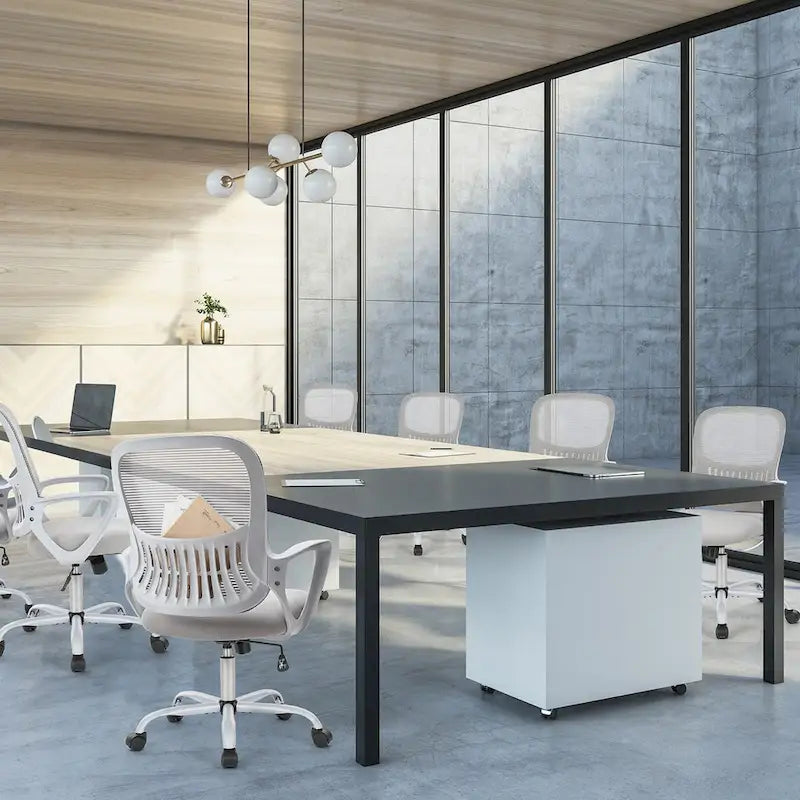 Ergonomic Mesh Office Chair with Fixed Armrest